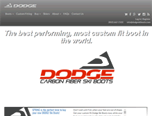 Tablet Screenshot of dodgeskiboots.com